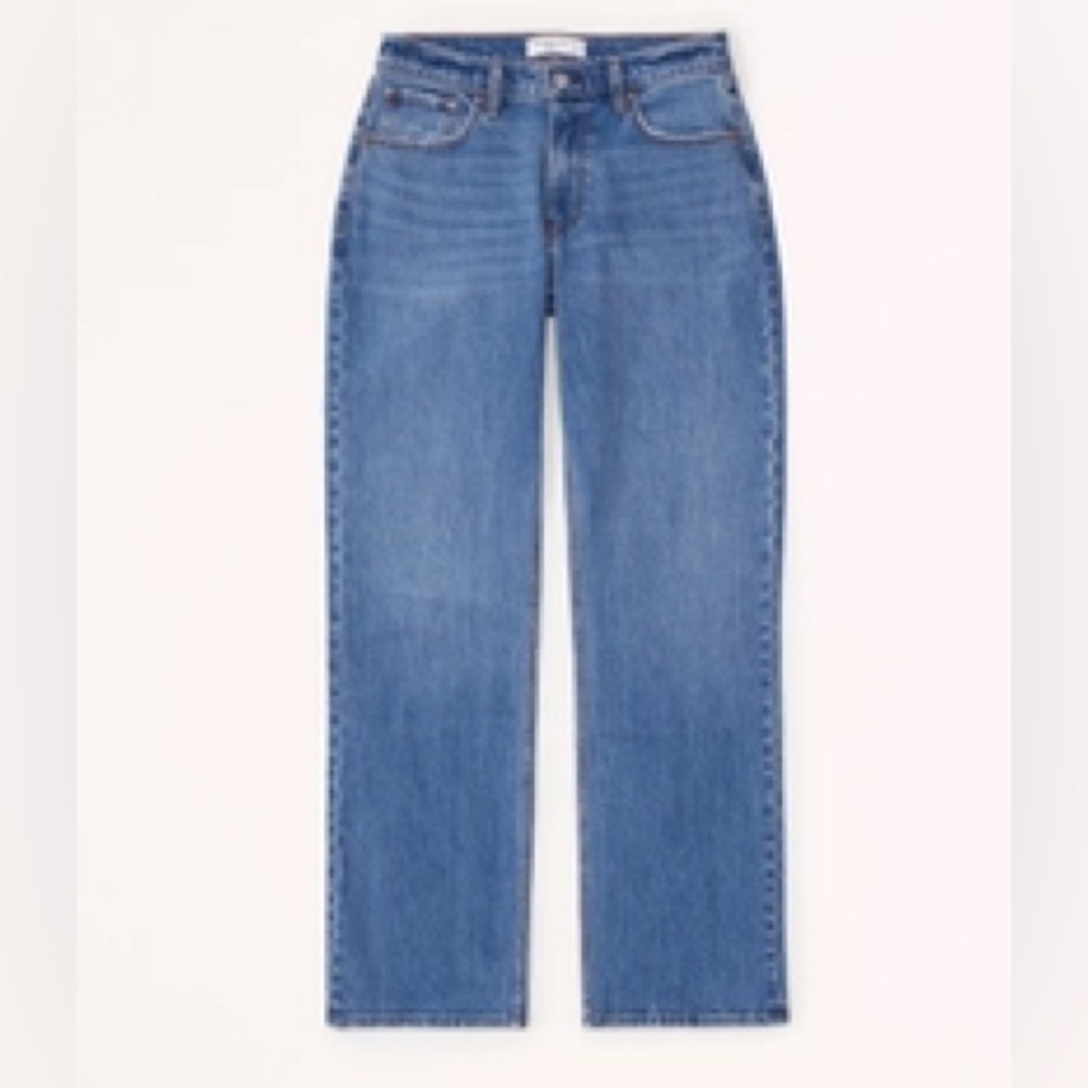 Abercrombie Curve Love Low Rise Baggy Jean